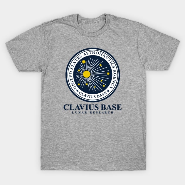 Clavius Base Lunar Research 2001 A Space Odyssey T-Shirt by Anthonny_Astros